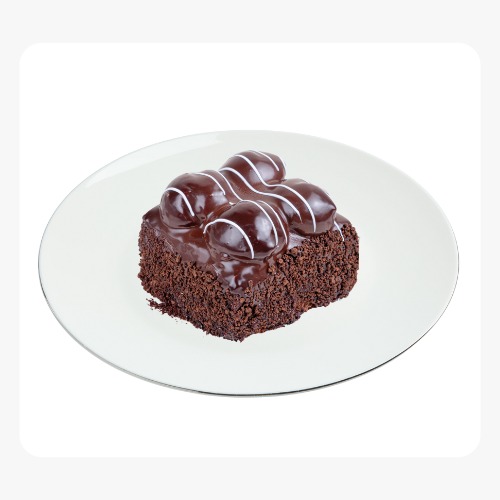 Mono Dark Chocolate Profiterole Cake