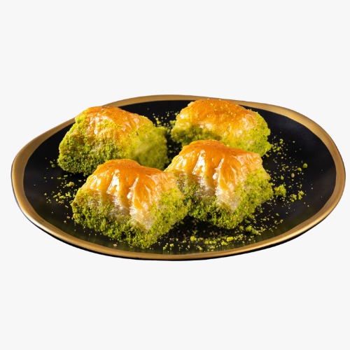 Traditional Pistachio Baklava 4 Pcs